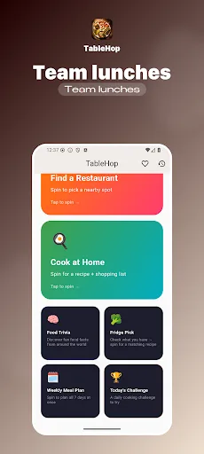 Food Roulette Android app screenshot 3