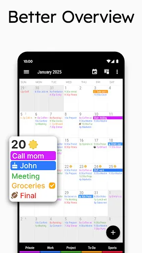 Business Calendar 2 Planner Android app screenshot 2