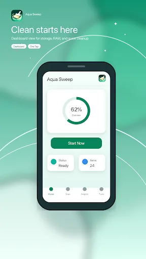 Aqua Sweep Android app screenshot 1