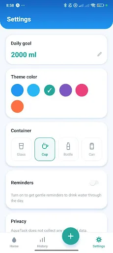 AquaTask Android app screenshot 5