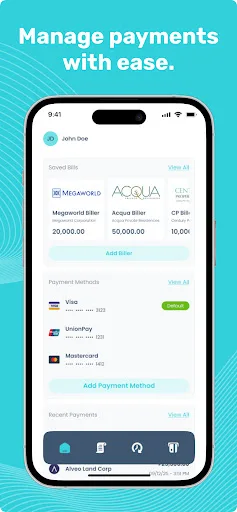 Aqwire Android app screenshot 2