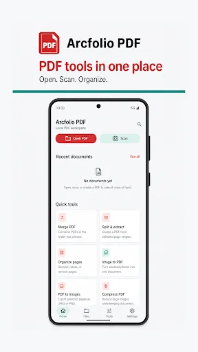 Arcfolio PDF Android app screenshot 1