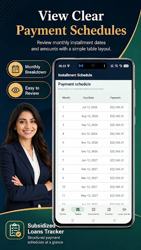 Subsidized Loans Tracker Android app screenshot 2