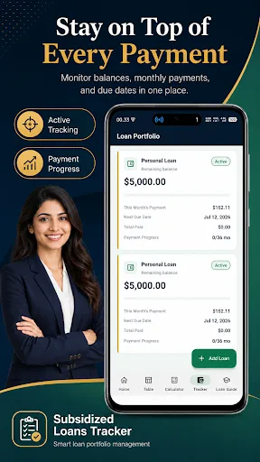 Subsidized Loans Tracker Android app screenshot 5