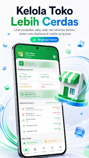 TokoRapi: Kasir UMKM Android app screenshot 1