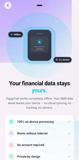 PiggyTrail - Expense Tracker Android app screenshot 2