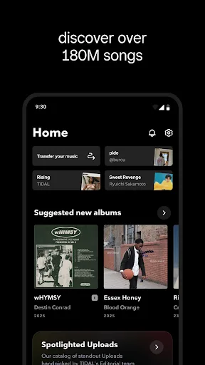 TIDAL Music: HiFi sound Android app screenshot 4
