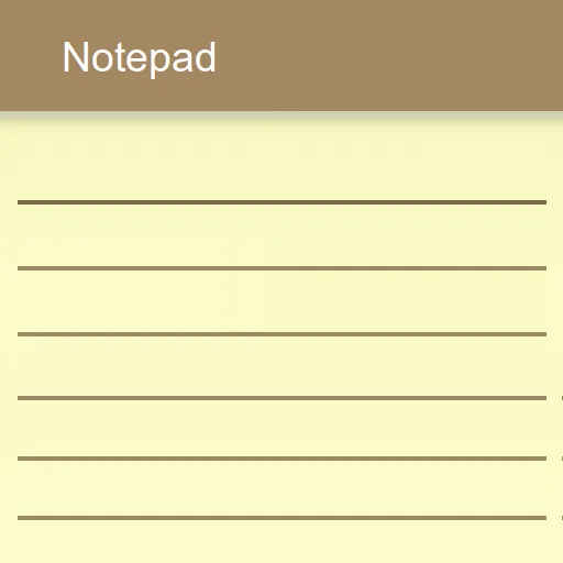 Notepad - simple notes Android app icon