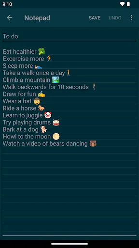 Notepad - simple notes Android app screenshot 4
