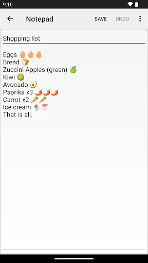 Notepad - simple notes Android app screenshot 5