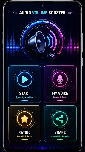 Audio Volume Booster Android app screenshot 1