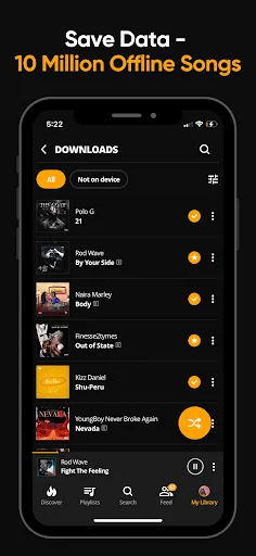 Audiomack: Music Downloader Android app screenshot 2