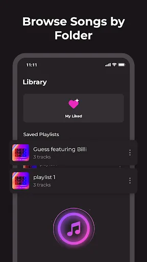 AudioPocket: Offline Music Android app screenshot 3
