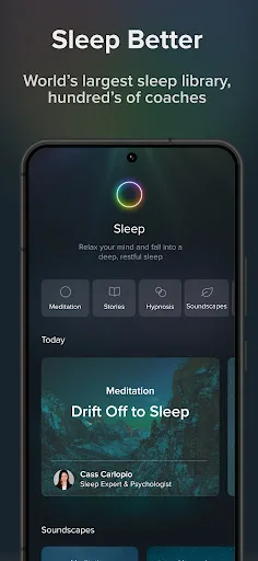 Aura: Meditation & Sleep, CBT Android app screenshot 2
