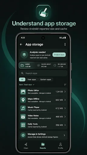 Aurora Clear Android app screenshot 4