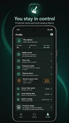 Aurora Clear Android app screenshot 5