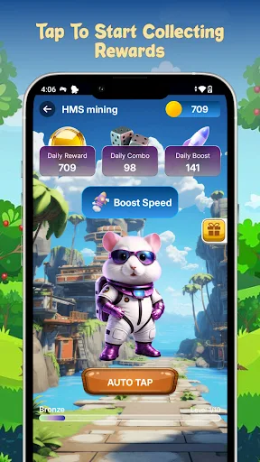 Hamster Miner - Tap & HMS Mine Android app screenshot 2