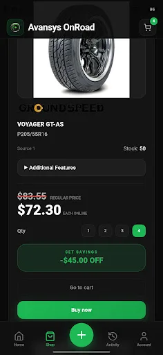 Avansys OnRoad Android app screenshot 2