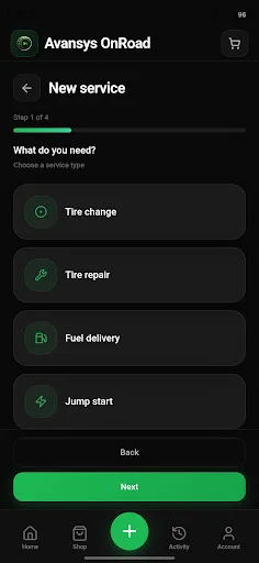 Avansys OnRoad Android app screenshot 4