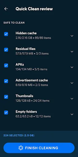 Avast Cleanup – Phone Cleaner Android app screenshot 2