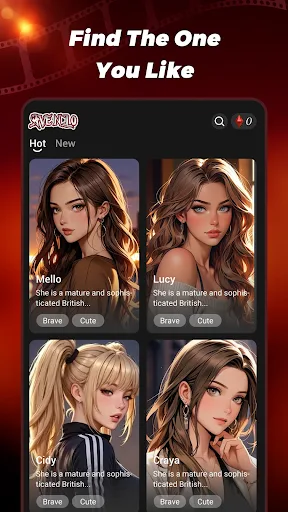 Avenlo – AI Character Chat Android app screenshot 2