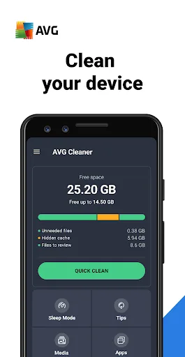 AVG Cleaner – Storage Cleaner Android app screenshot 1