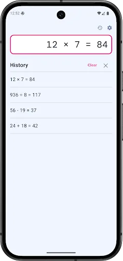Long Division Calculator Android app screenshot 3
