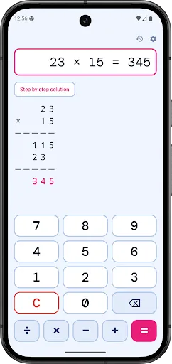 Long Division Calculator Android app screenshot 6