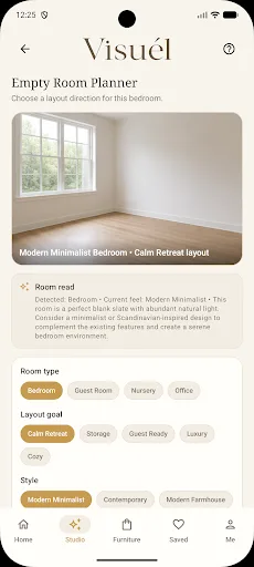 Visuél: AI Room Designer Android app screenshot 2