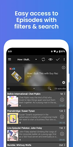 Podcast Addict: Podcast player Android app screenshot 5