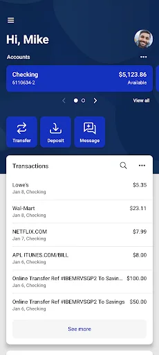 Bangor Savings Bank Android app screenshot 2