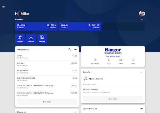 Bangor Savings Bank Android app screenshot 6