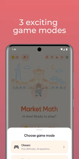 Market Math - Mental Math Game Android app screenshot 2