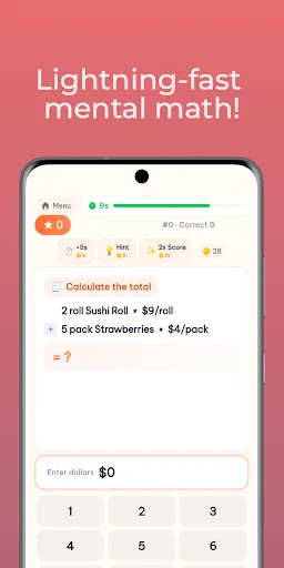 Market Math - Mental Math Game Android app screenshot 4