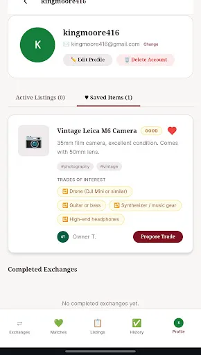 Barter Exchange Android app screenshot 5