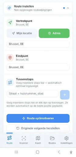 RouteSlim Android app screenshot 5
