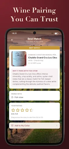 Wine Pairing Scout: Sommelier Android app screenshot 6