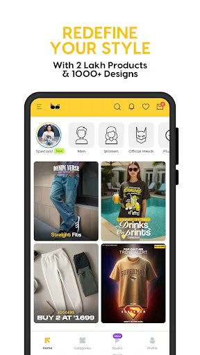 Bewakoof - Online Shopping App Android app screenshot 2