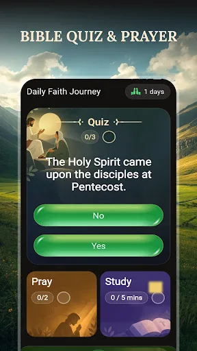 Daily Faith: Bible Quiz Android app screenshot 1