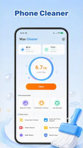 Max Cleaner Android app screenshot 1