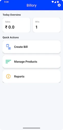 Billory - Offline Billing POS Android app screenshot 2