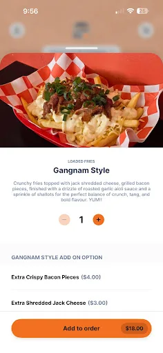 On It Burgers Android app screenshot 2