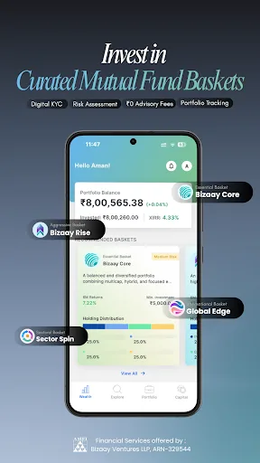 Bizaay: Mutual Fund, PMS & AIF Android app screenshot 2