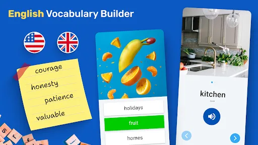 Learn English Vocabulary Android app screenshot 1