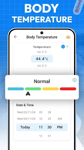 Blood Sugar & Pressure Monitor Android app screenshot 3