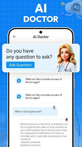 Blood Sugar & Pressure Monitor Android app screenshot 4