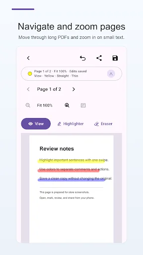 PDF Highlighter & Markup Android app screenshot 4