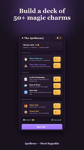 Spellbrew: Word Roguelike Android app screenshot 3