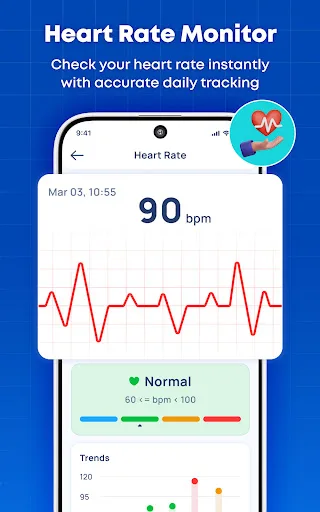 Blood Sugar & Pressure Tracker Android app screenshot 4