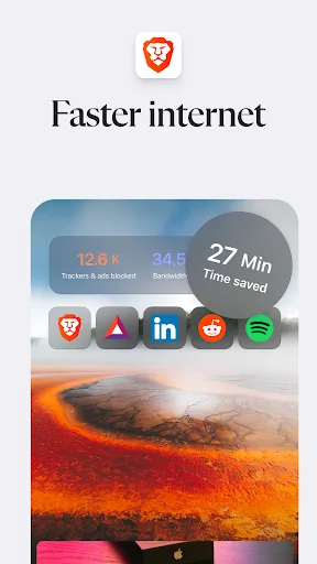 Brave Private Web Browser, VPN Android app screenshot 5